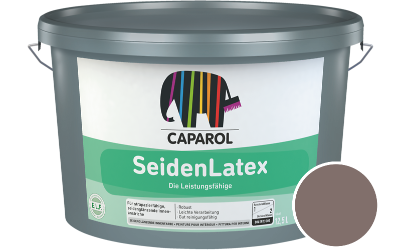 Caparol SeidenLatex 12,5L Latexfarbe / Getnt im Farbton Cameo 35