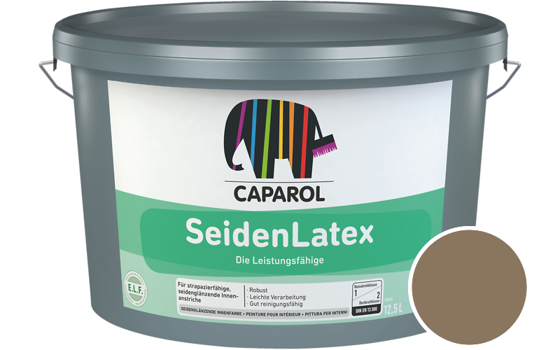 Caparol SeidenLatex 7,5L Latexfarbe / Getnt im Farbton Caramel 35