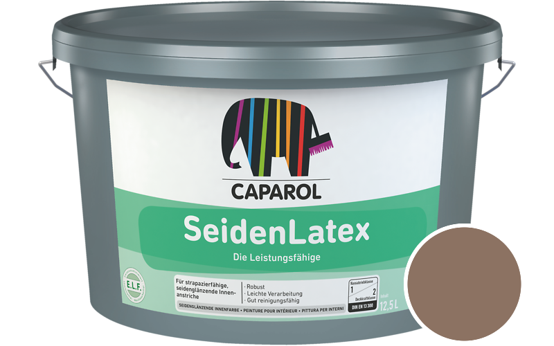 Caparol SeidenLatex 7,5L Latexfarbe / Getnt im Farbton Ceramic 5