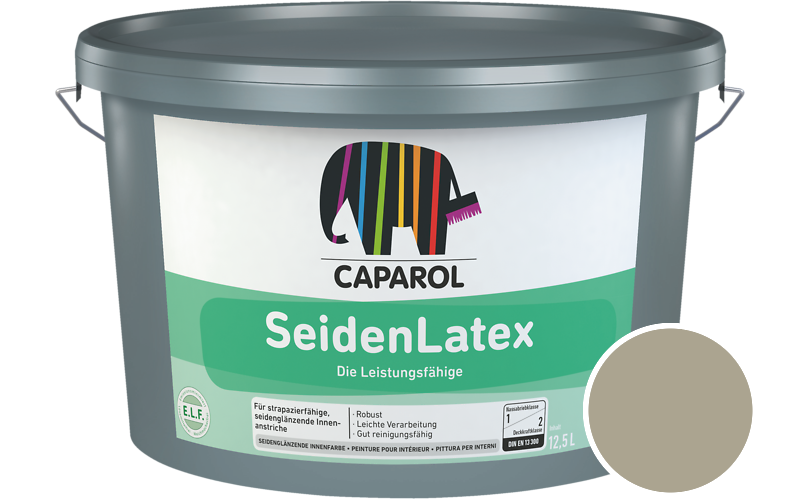 Caparol SeidenLatex 12,5L Latexfarbe / Getnt im Farbton Citrus 20