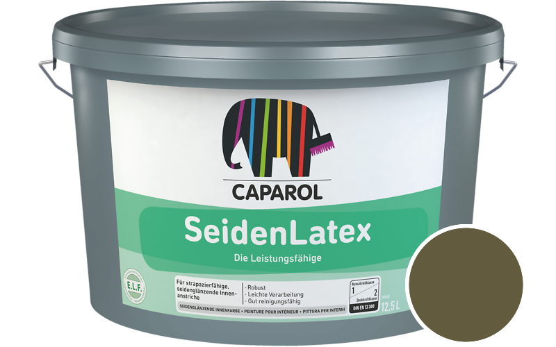 Caparol SeidenLatex 7,5L Latexfarbe / Getnt im Farbton Citrus 5