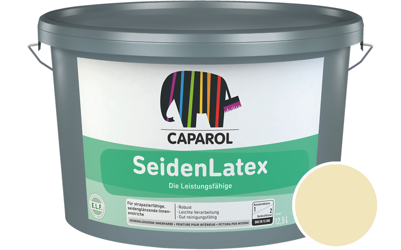 Caparol SeidenLatex 7,5L Latexfarbe / Getnt im Farbton Citrus 90