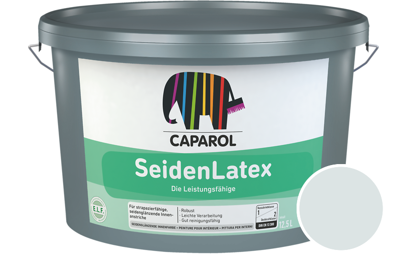 Caparol SeidenLatex 7,5L Latexfarbe / Getnt im Farbton Coelin 55
