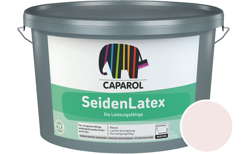 Caparol SeidenLatex 7,5L Latexfarbe / Getnt im Farbton Flamenco 90