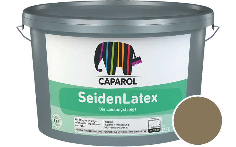 Caparol SeidenLatex 12,5L Latexfarbe / Getnt im Farbton Ginster 35