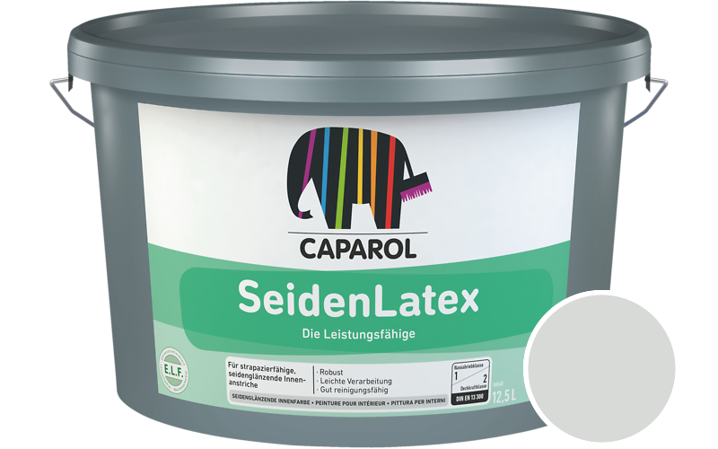 Caparol SeidenLatex 7,5L Latexfarbe / Getnt im Farbton Graphit 16