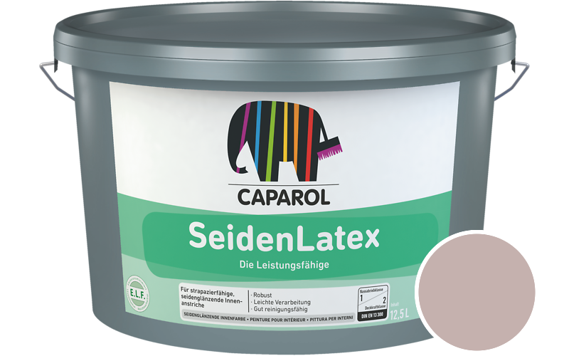 Caparol SeidenLatex 7,5L Latexfarbe / Getnt im Farbton Grenadin 55