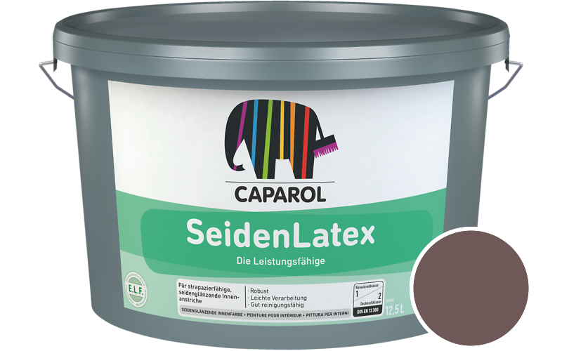 Caparol SeidenLatex 5L Latexfarbe / Getnt im Farbton Korall 110