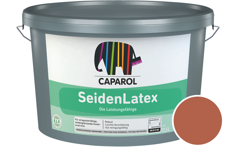 Caparol SeidenLatex 7,5L Latexfarbe / Getnt im Farbton Lachs 100