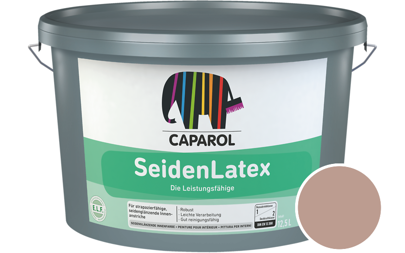Caparol SeidenLatex 7,5L Latexfarbe / Getnt im Farbton Lachs 5