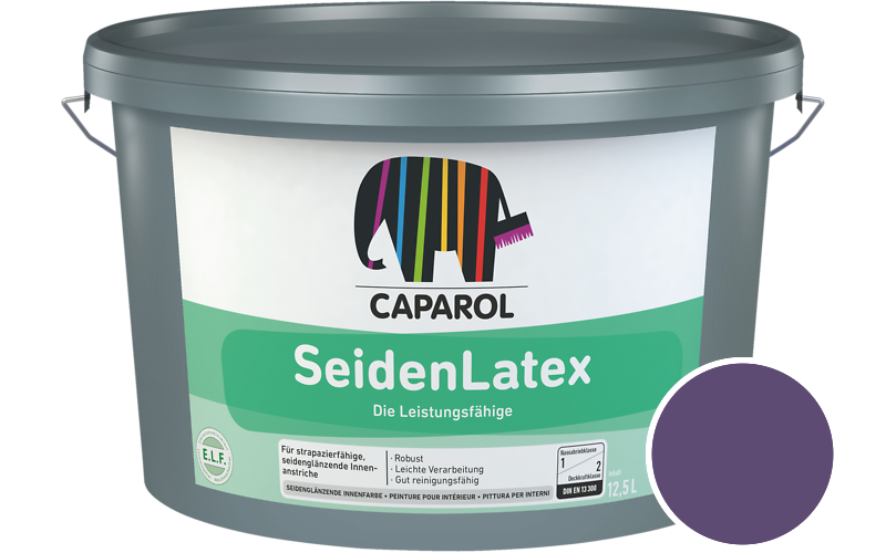 Caparol SeidenLatex 5L Latexfarbe / Getnt im Farbton Laser 5