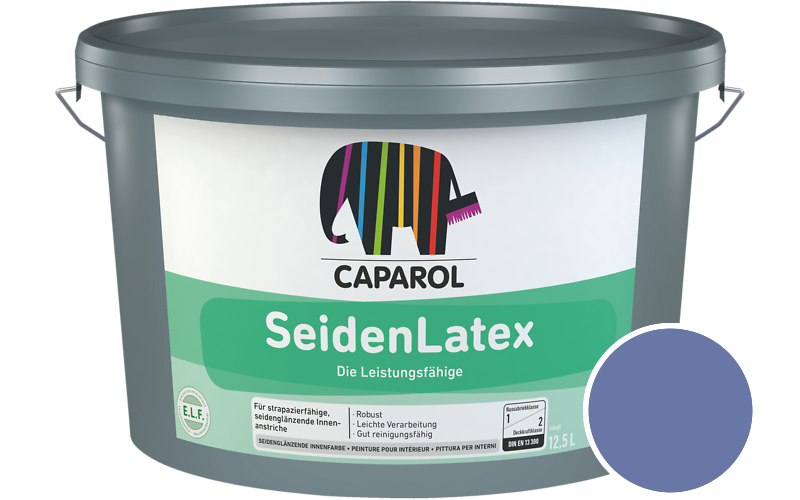 Caparol SeidenLatex 12,5L Latexfarbe / Getnt im Farbton Lavendel 175