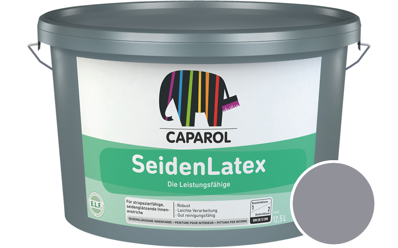 Caparol SeidenLatex 7,5L Latexfarbe / Getnt im Farbton Lavendel 5