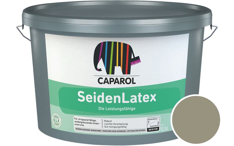 Caparol SeidenLatex 7,5L Latexfarbe / Getnt im Farbton Mai 40