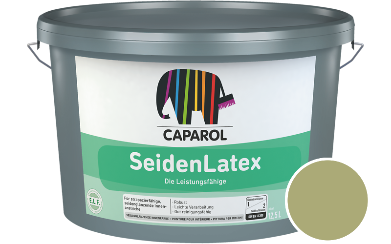 Caparol SeidenLatex 7,5L Latexfarbe / Getnt im Farbton Mai 65
