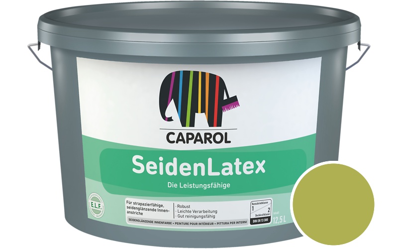 Caparol SeidenLatex 5L Latexfarbe / Getnt im Farbton Mai 70
