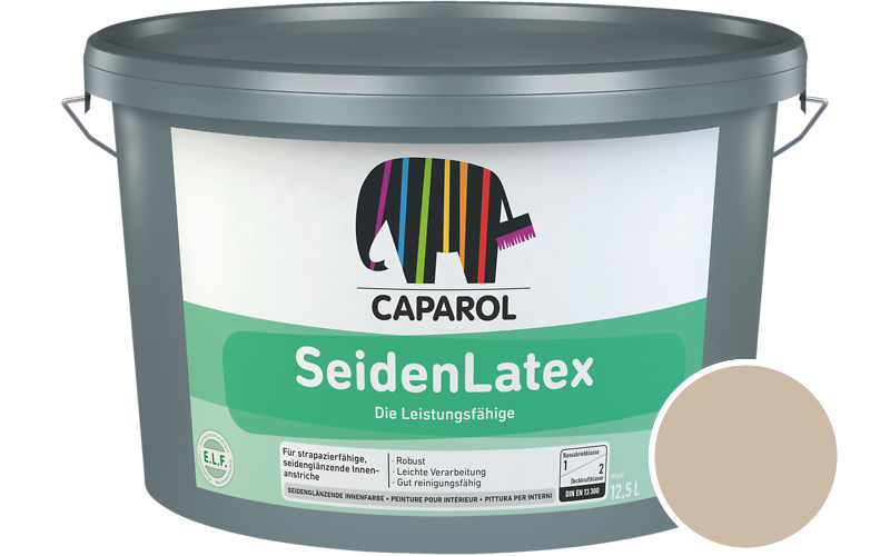 Caparol SeidenLatex 7,5L Latexfarbe / Getnt im Farbton Marill 55