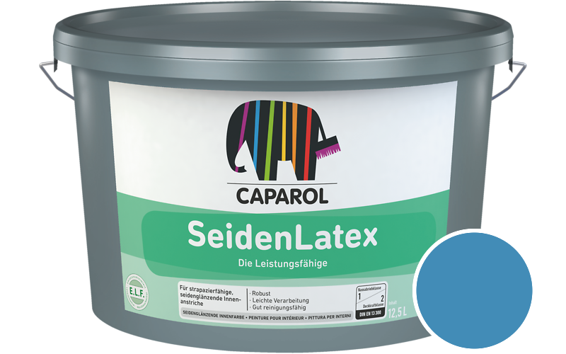 Caparol SeidenLatex 12,5L Latexfarbe / Getnt im Farbton Marin 70