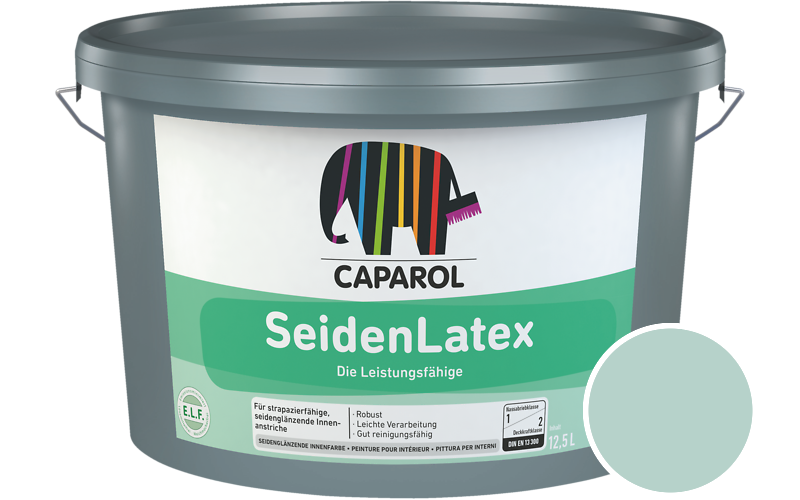Caparol SeidenLatex 7,5L Latexfarbe / Getnt im Farbton Odenwald 15