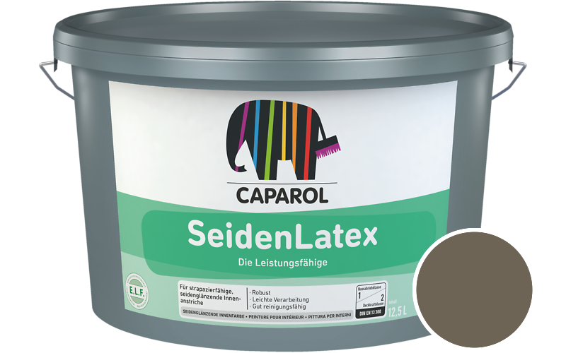 Caparol SeidenLatex 7,5L Latexfarbe / Getnt im Farbton Palazzo 130