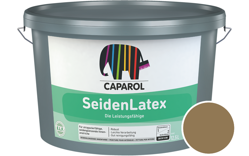 Caparol SeidenLatex 7,5L Latexfarbe / Getnt im Farbton Palazzo 190