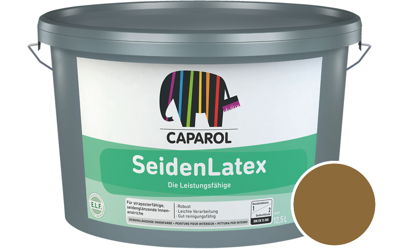Caparol SeidenLatex 7,5L Latexfarbe / Getnt im Farbton Palazzo 275