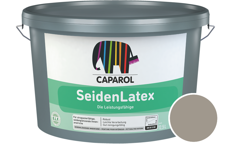 Caparol SeidenLatex 7,5L Latexfarbe / Getnt im Farbton Palazzo 80