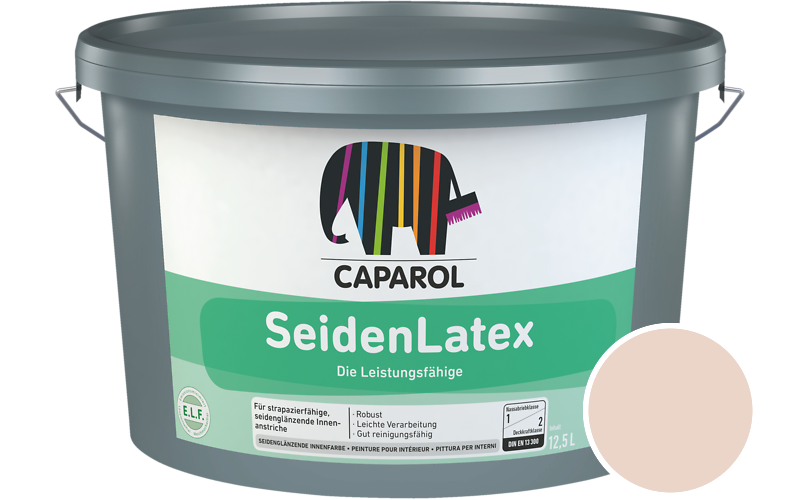 Caparol SeidenLatex 7,5L Latexfarbe / Getnt im Farbton Papaya 90