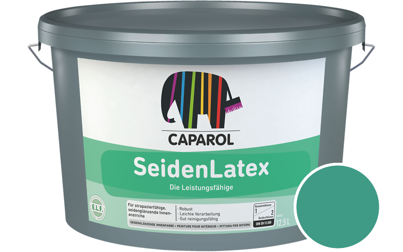 Caparol SeidenLatex 7,5L Latexfarbe / Getnt im Farbton Patina 105