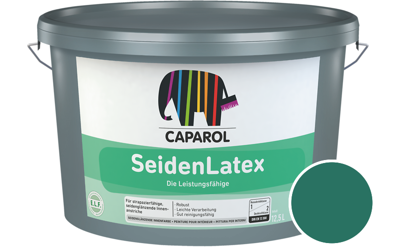 Caparol SeidenLatex 7,5L Latexfarbe / Getnt im Farbton Patina 95