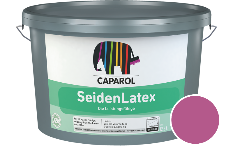Caparol SeidenLatex 7,5L Latexfarbe / Getnt im Farbton Pink 20
