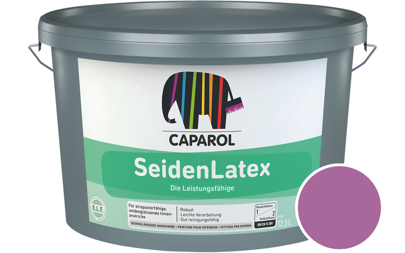 Caparol SeidenLatex 7,5L Latexfarbe / Getnt im Farbton Pink 30