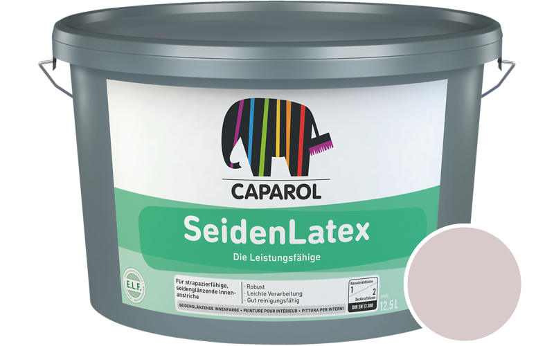 Caparol SeidenLatex 2,5L Latexfarbe / Getnt im Farbton Quarz 55