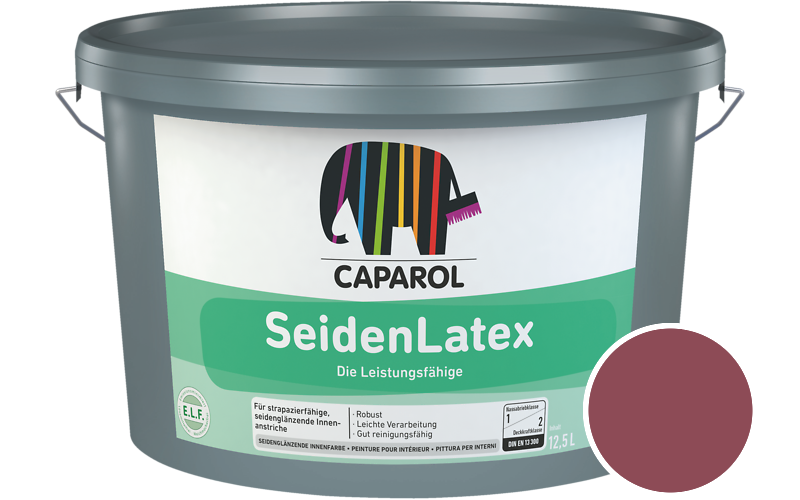 Caparol SeidenLatex 5L Latexfarbe / Getnt im Farbton RAL 4002 Rotviolett