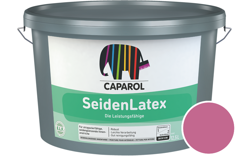Caparol SeidenLatex 7,5L Latexfarbe / Getnt im Farbton RAL 4003 Erikaviolett