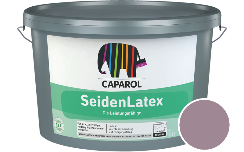 Caparol SeidenLatex 7,5L Latexfarbe / Getnt im Farbton RAL 4009 Pastellviolett