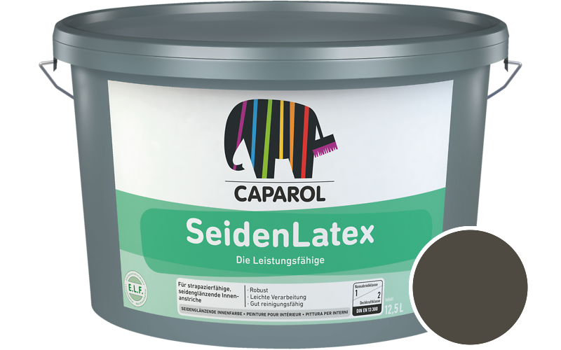 Caparol SeidenLatex 7,5L Latexfarbe / Getnt im Farbton RAL 6014 Gelboliv