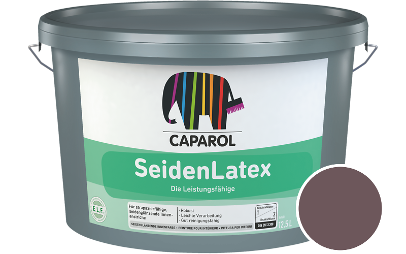 Caparol SeidenLatex 7,5L Latexfarbe / Getnt im Farbton Rose 65