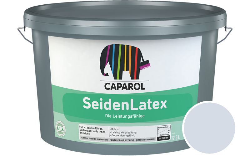 Caparol SeidenLatex 12,5L Latexfarbe / Getnt im Farbton Saphir 90