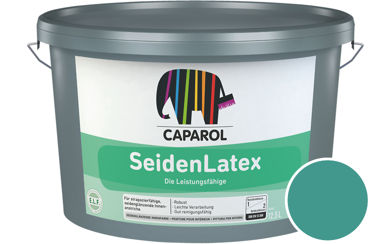 Caparol SeidenLatex 7,5L Latexfarbe / Getnt im Farbton Sardinien 12