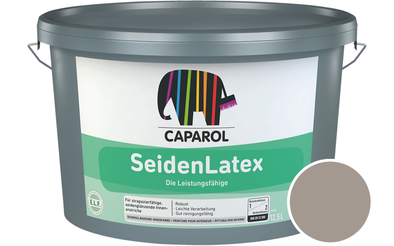 Caparol SeidenLatex 12,5L Latexfarbe / Getnt im Farbton Siena 15