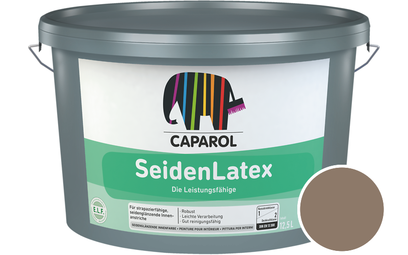 Caparol SeidenLatex 7,5L Latexfarbe / Getnt im Farbton Siena 35