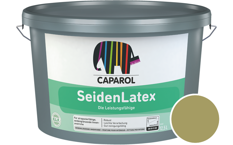 Caparol SeidenLatex 5L Latexfarbe / Getnt im Farbton Tundra 110