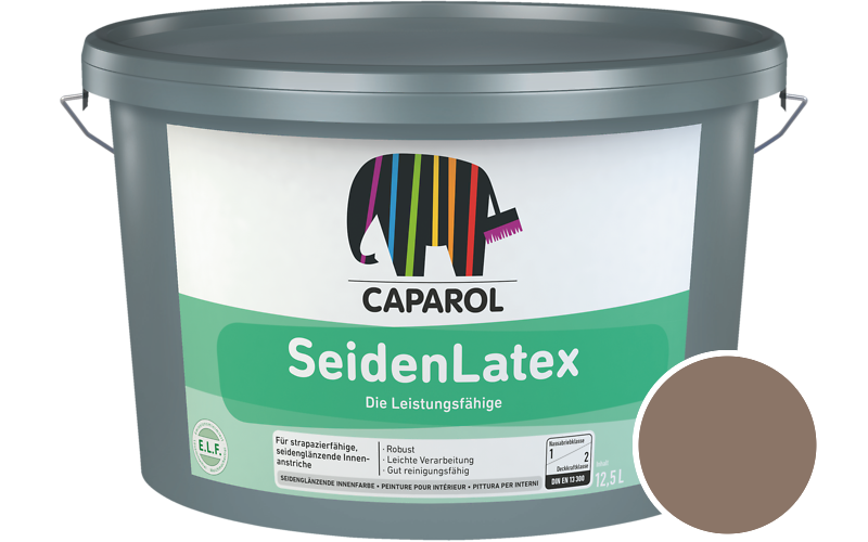 Caparol SeidenLatex 7,5L Latexfarbe / Getnt im Farbton Umbrien 12