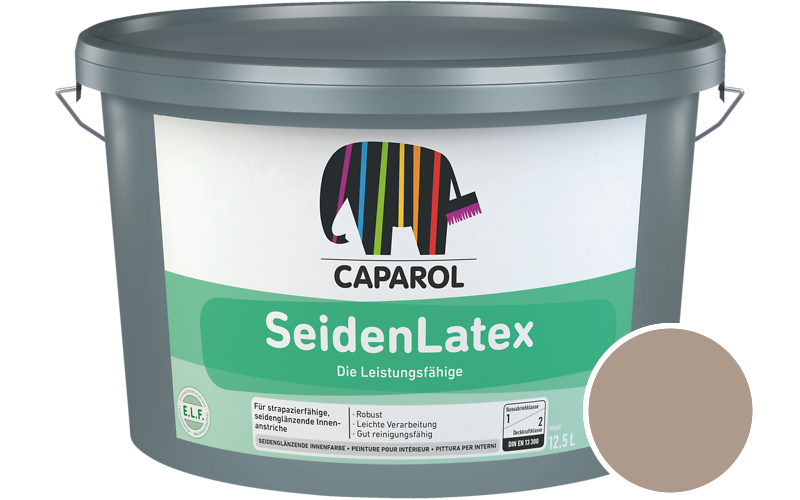 Caparol SeidenLatex 12,5L Latexfarbe / Getnt im Farbton Umbrien 13