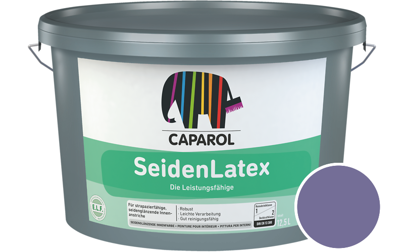 Caparol SeidenLatex 7,5L Latexfarbe / Getnt im Farbton Velvet 100
