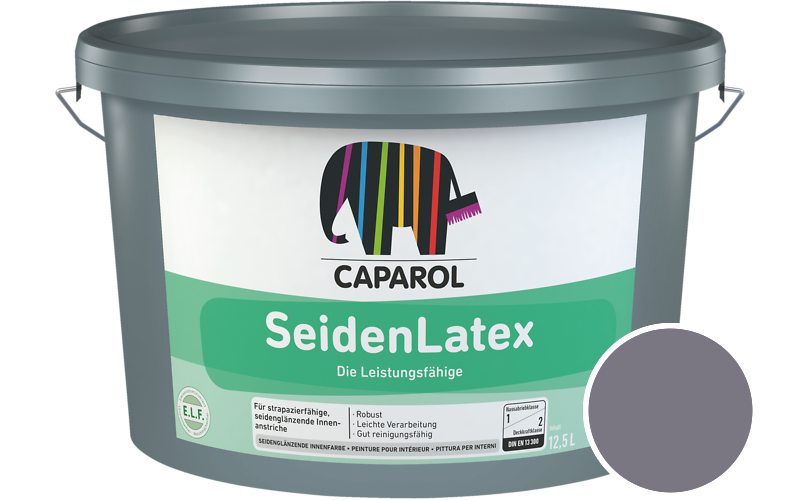 Caparol SeidenLatex 7,5L Latexfarbe / Getnt im Farbton Velvet 15