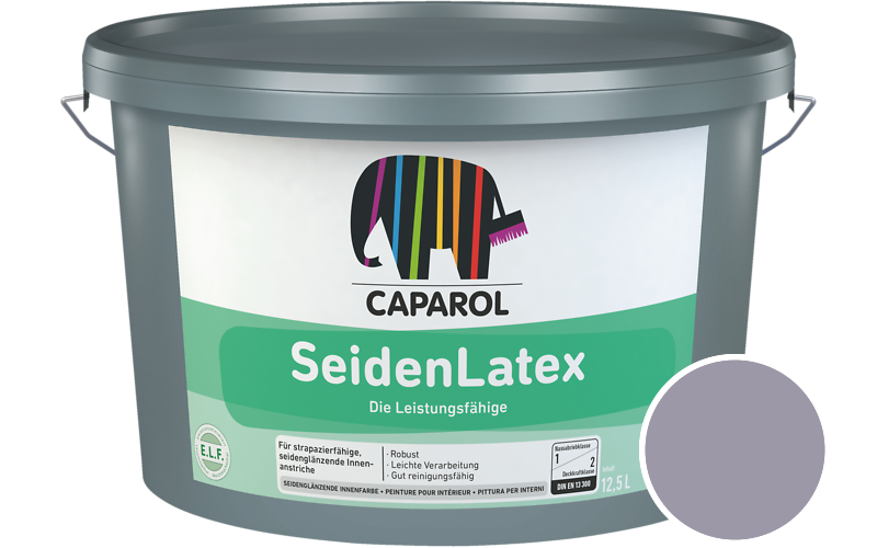 Caparol SeidenLatex 7,5L Latexfarbe / Getnt im Farbton Velvet 50