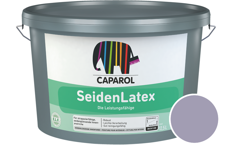 Caparol SeidenLatex 7,5L Latexfarbe / Getnt im Farbton Velvet 80