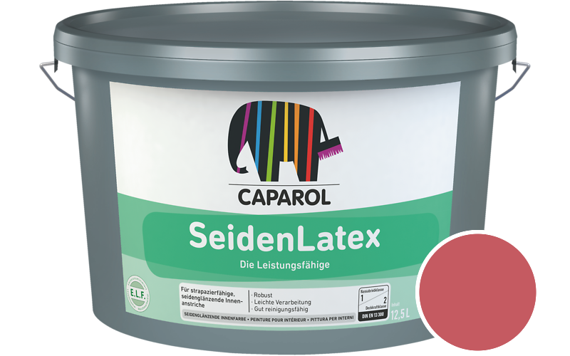 Caparol SeidenLatex 5L Latexfarbe / Getnt im Farbton Venezia 5